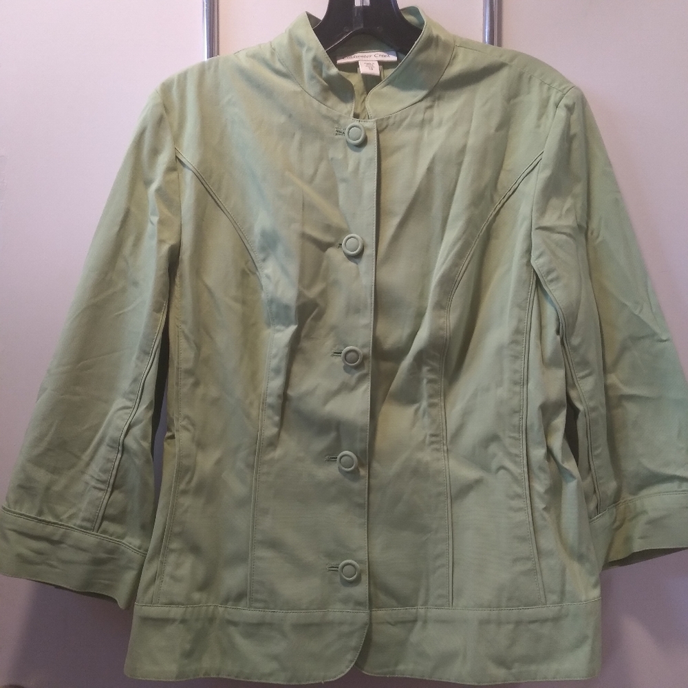 COLDWATER CREEK SIZE 10 COLOR GREEN - Picture 1 of 6